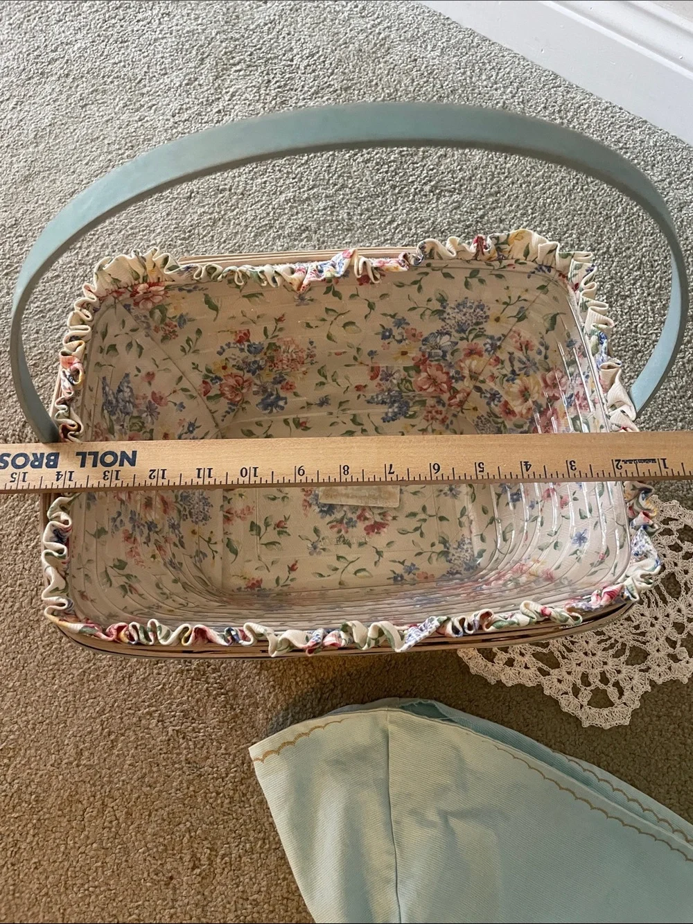 Longaberger 2003 Large Whitewashed Easter Basket
